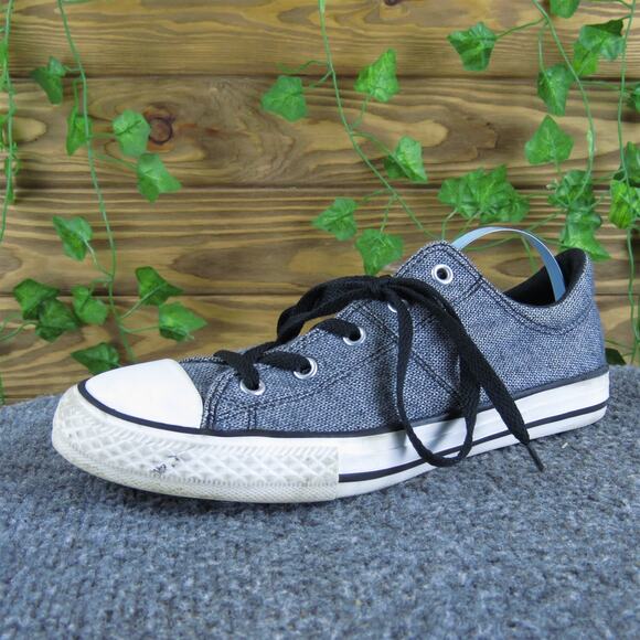 Converse Sneaker All Star Low Top Boys Y‎ 4 Medium Athletic Gray Fabric Lace Up - Picture 1 of 7